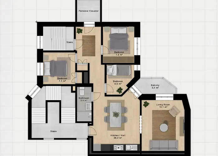 Shield 1 - 3 Bdr With Balcony In Κοπεγχάγη